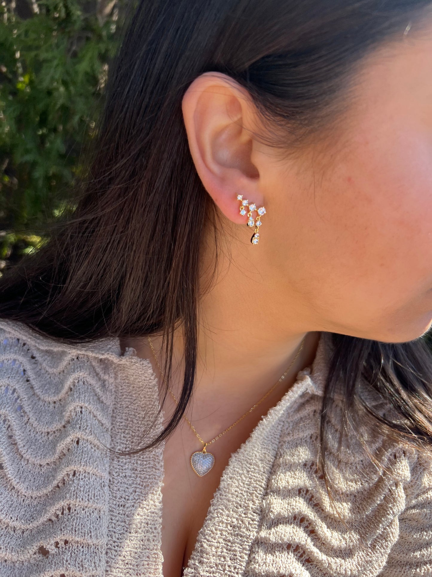 Sparkle Climber Earrings