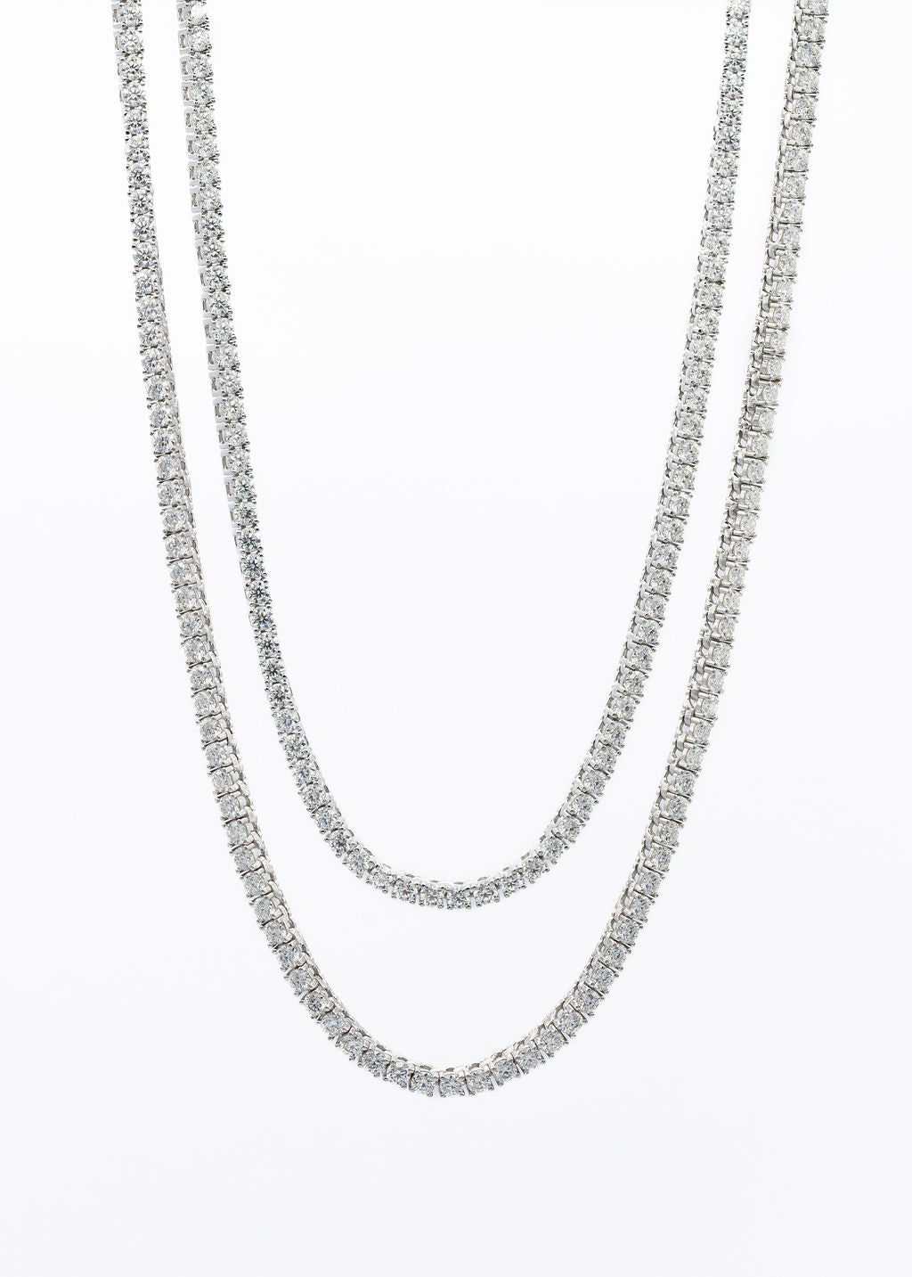 Classic Lab Diamond Classic Tennis Necklace
