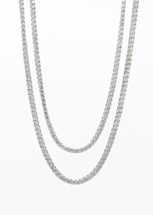 Classic Lab Diamond Classic Tennis Necklace