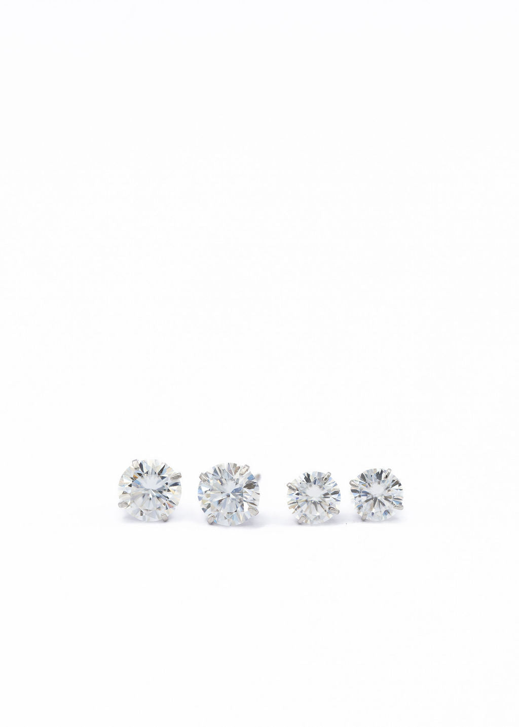 14KT Gold Lab Diamond Classic Stud Earrings