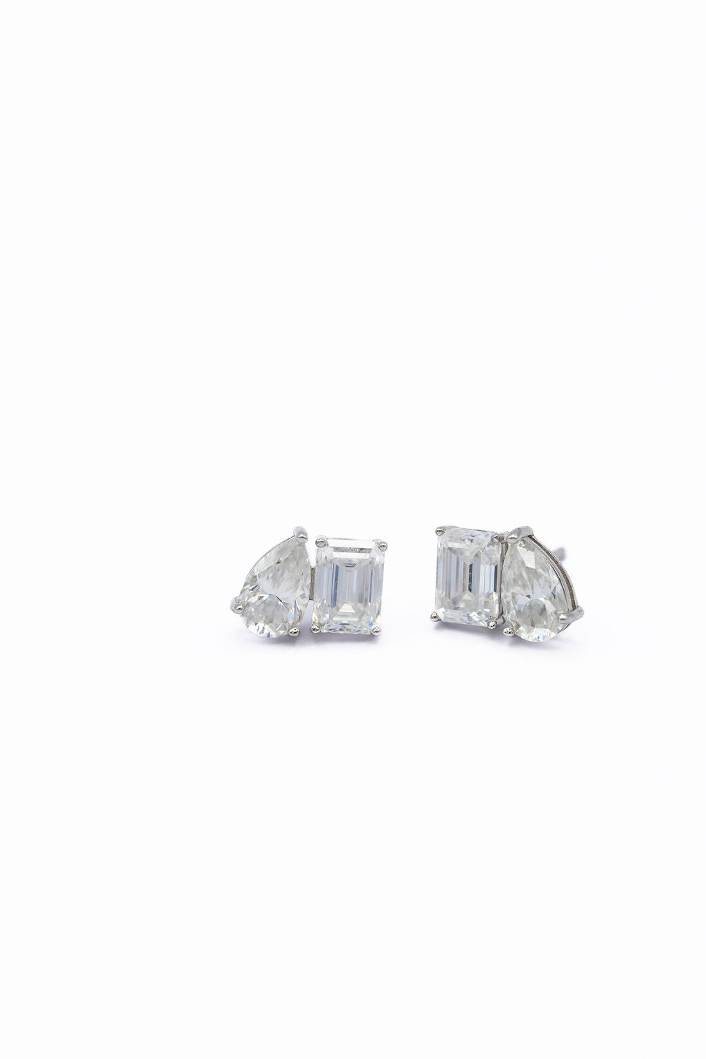 Toi et Moi Shaped Lab Diamond Earrings