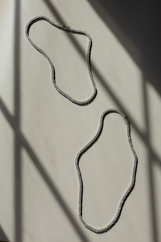 Classic Lab Diamond Classic Tennis Necklace