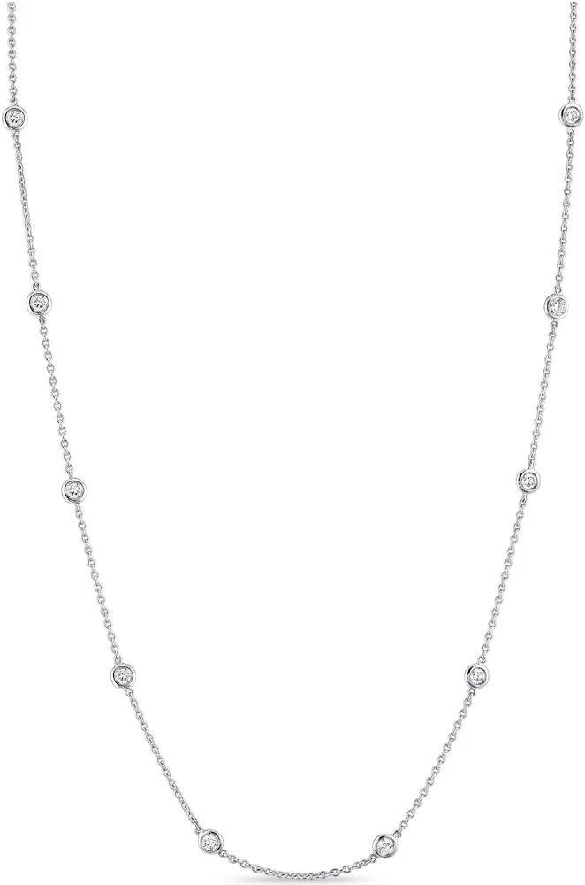 "Diamond" by the Yard Necklace