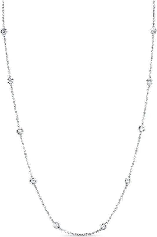 "Diamond" by the Yard Necklace