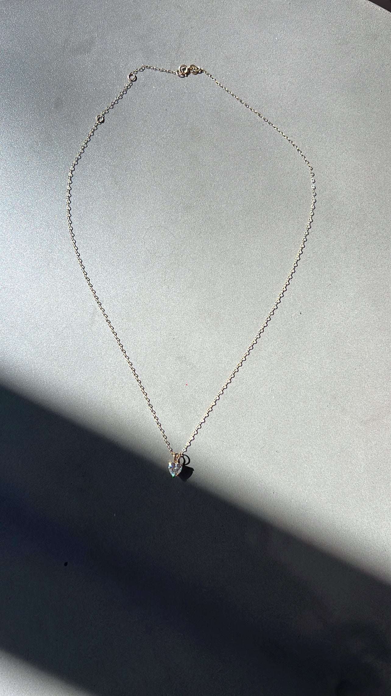 Sweetheart Lab Diamond Necklace