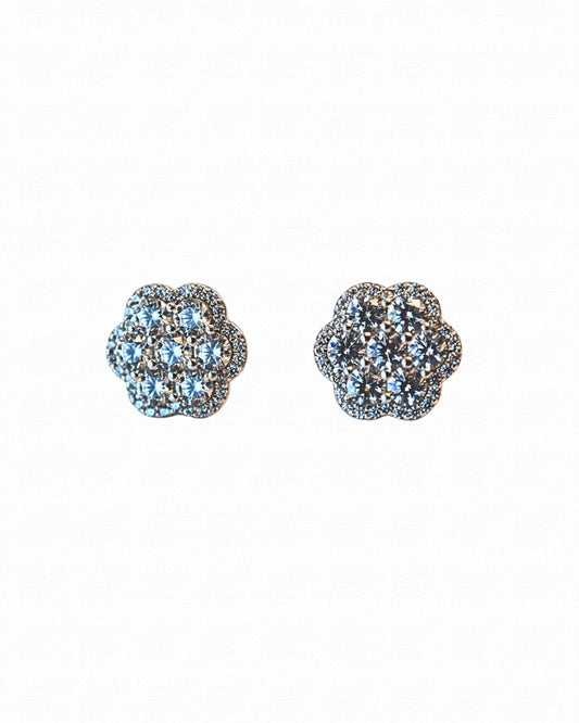 Elegant Floral Stud Earrings