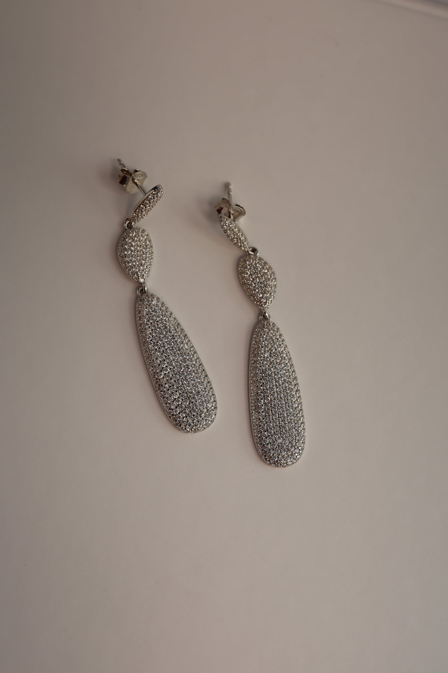 Elongated Refined Cocktail Earrings