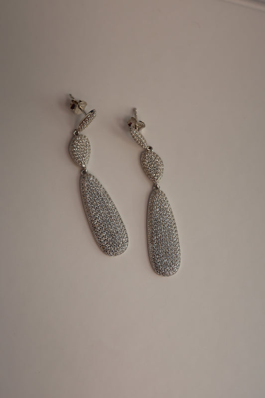 Elongated Refined Cocktail Earrings