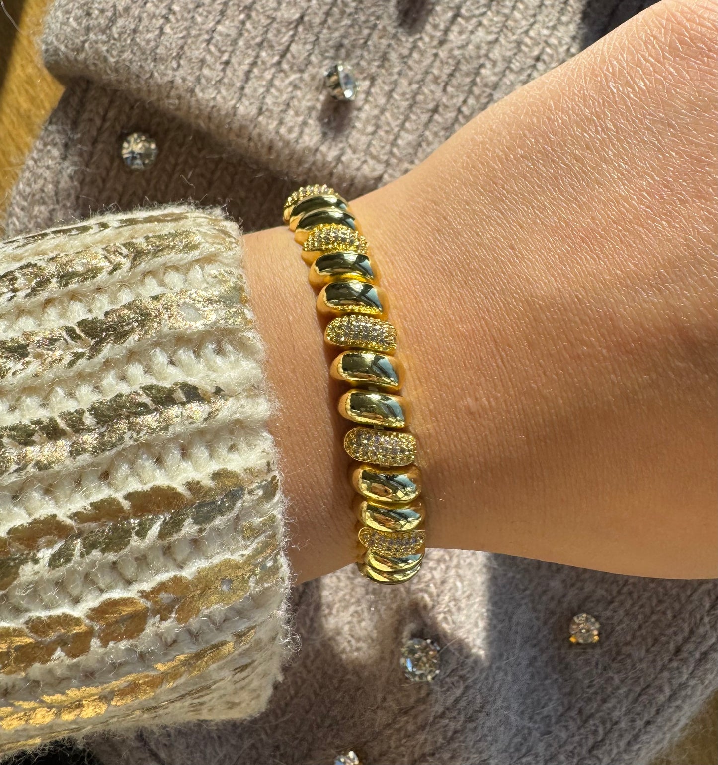 Bubble Pave Bracelet