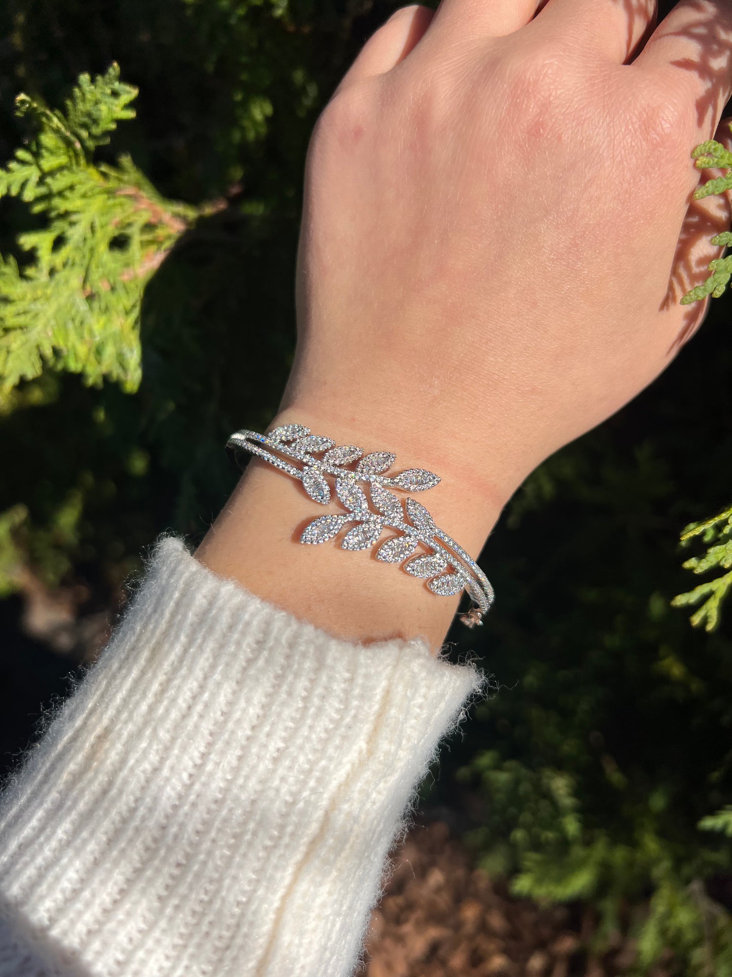 Leaf Cocktail Bangle