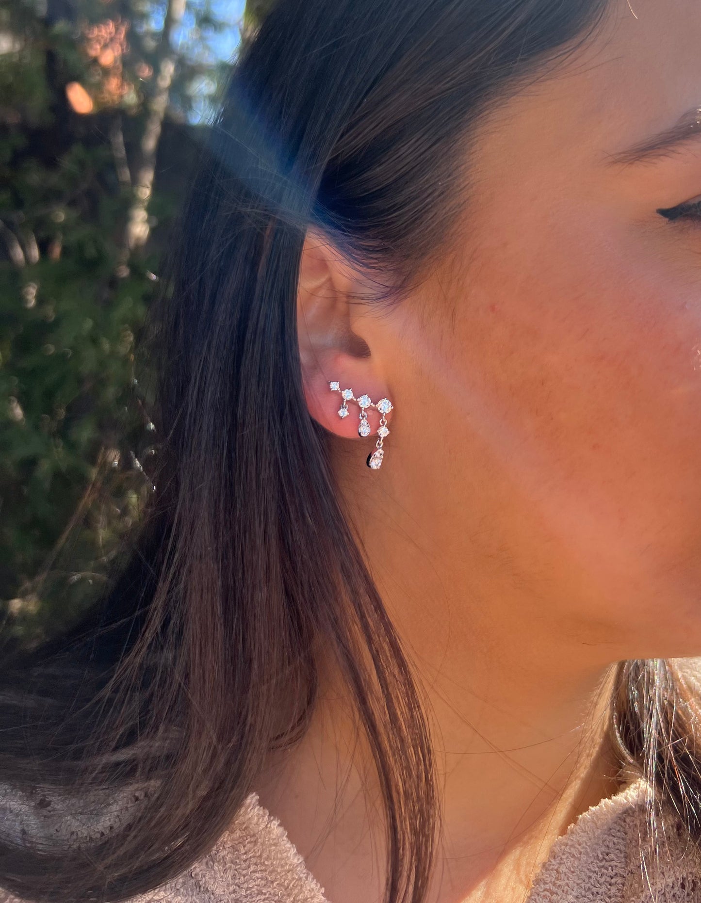 Sparkle Climber Earrings