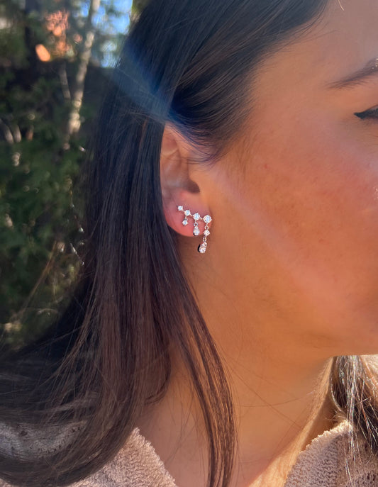 Sparkle Climber Earrings