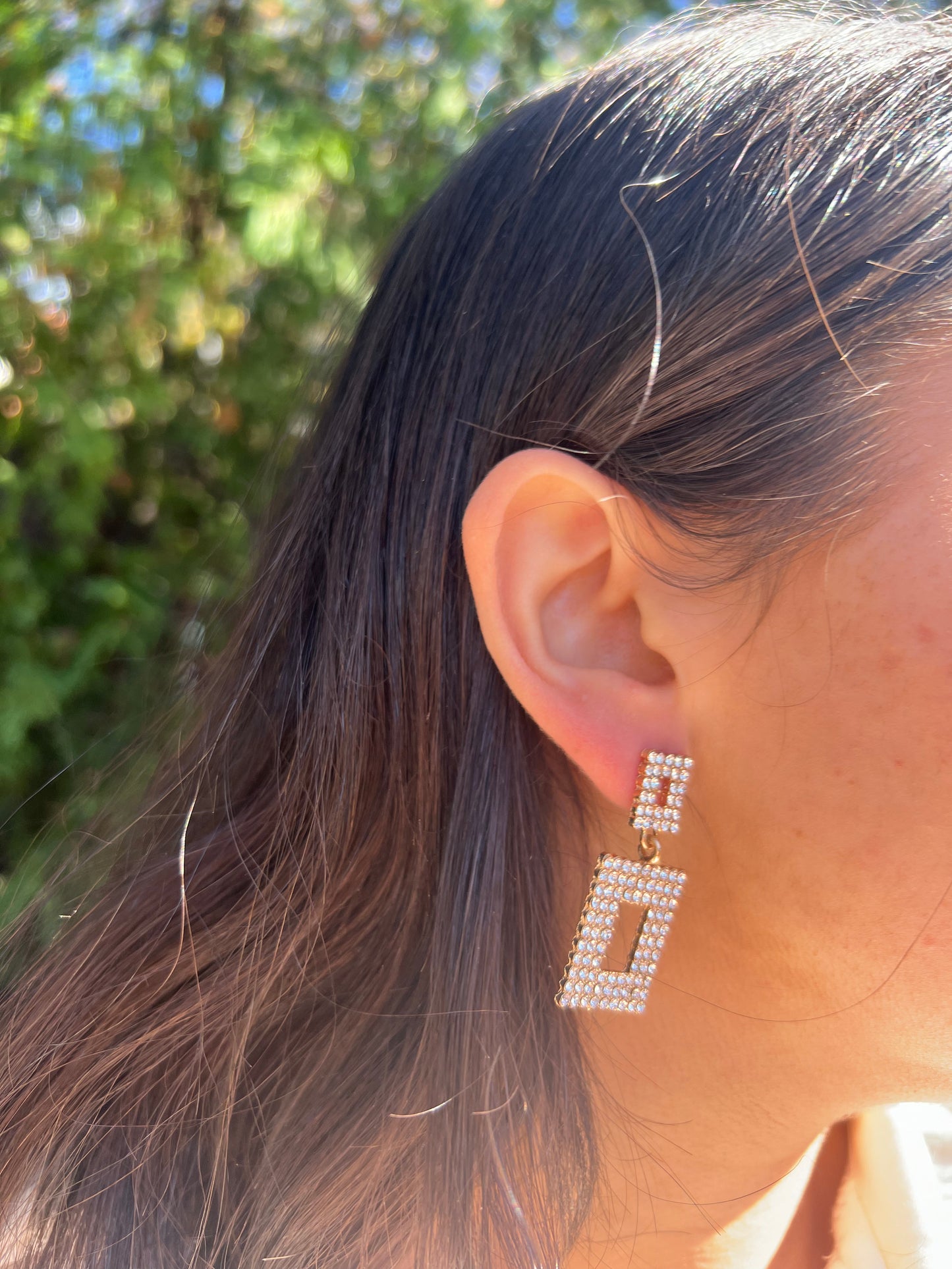 Squared Hanging Earrings