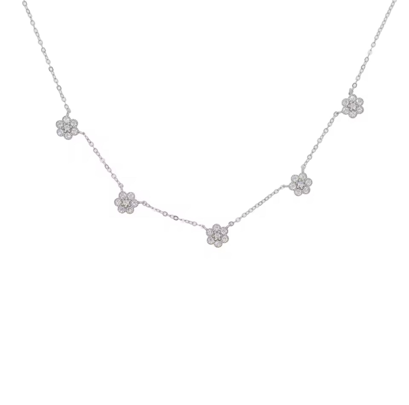 Scattered Flower Necklace