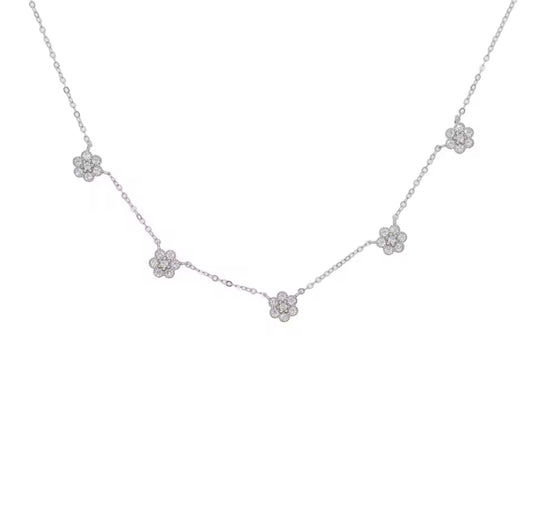 Scattered Flower Necklace