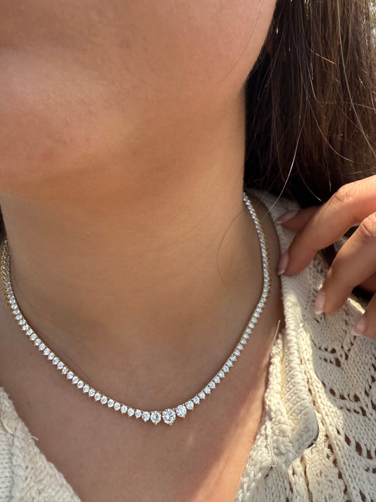 Radiance Gradué Tennis Necklace