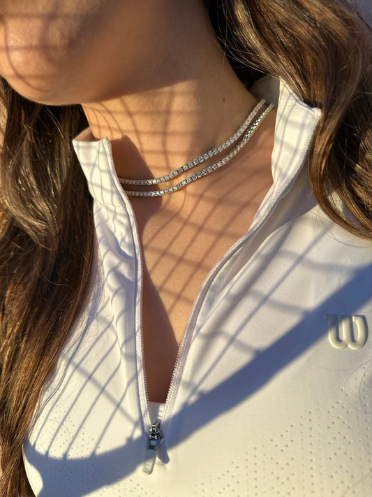 Classic Lab Diamond Classic Tennis Necklace