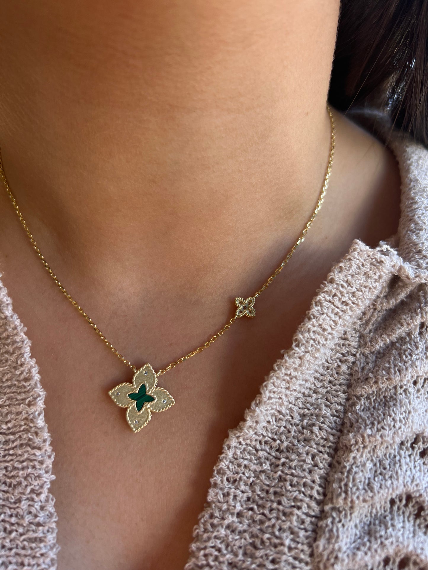 Double Clover Necklace