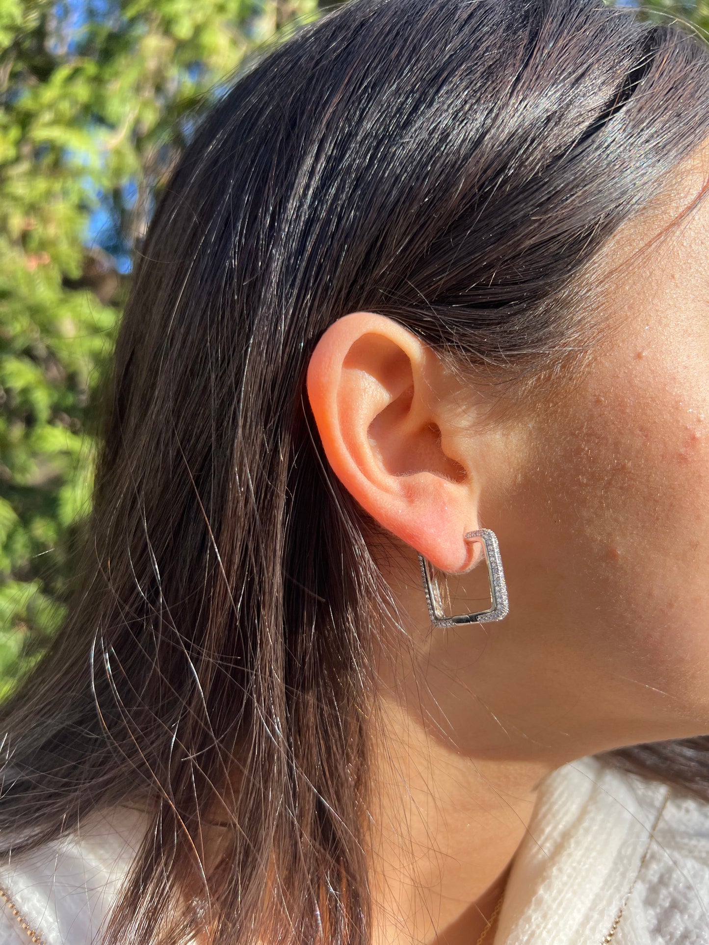 Square Hoop Earrings