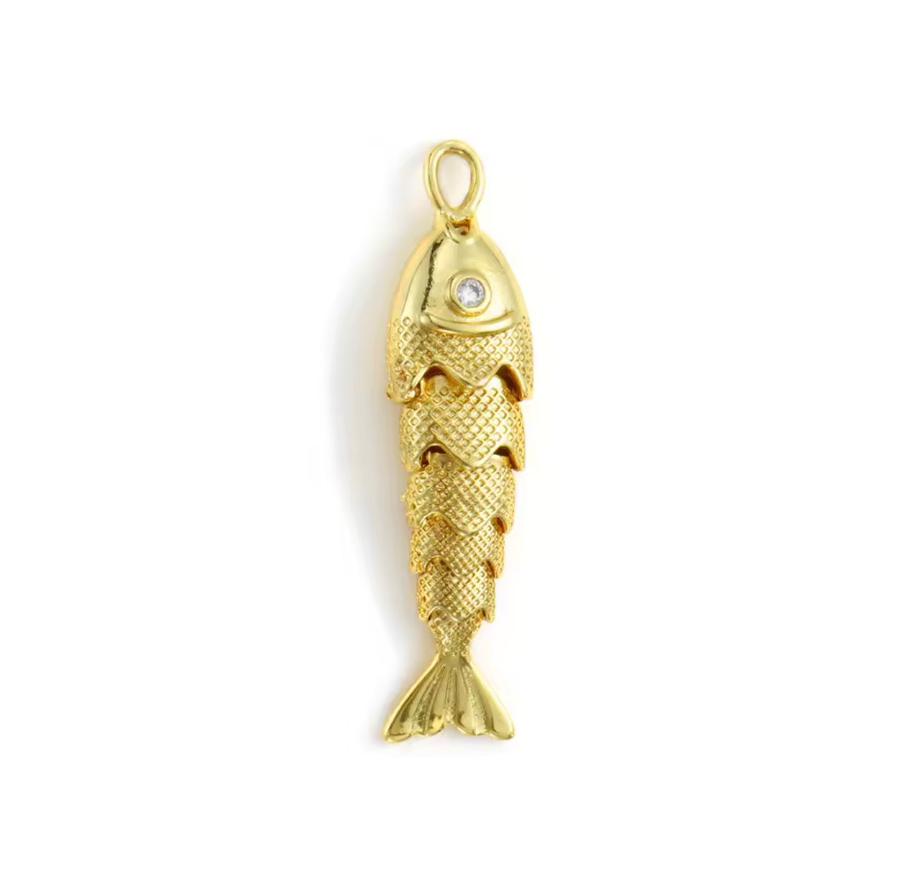 Mini Gold Fish Necklace