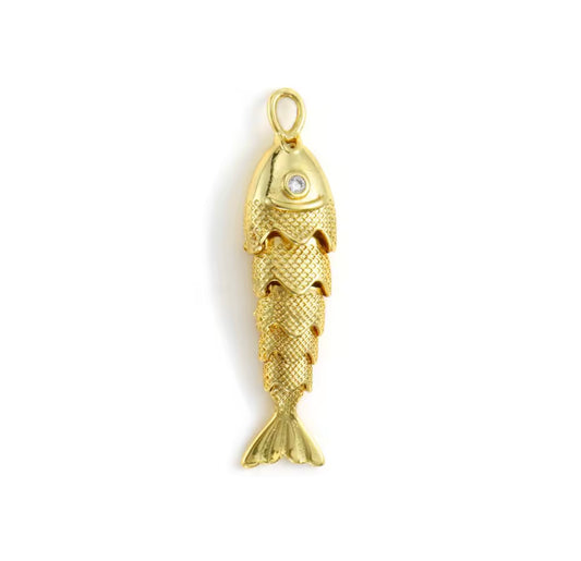 Mini Gold Fish Necklace