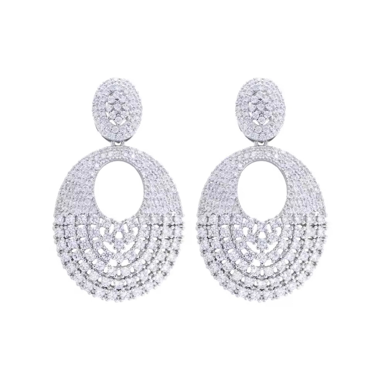Cocktail Pave Earrings