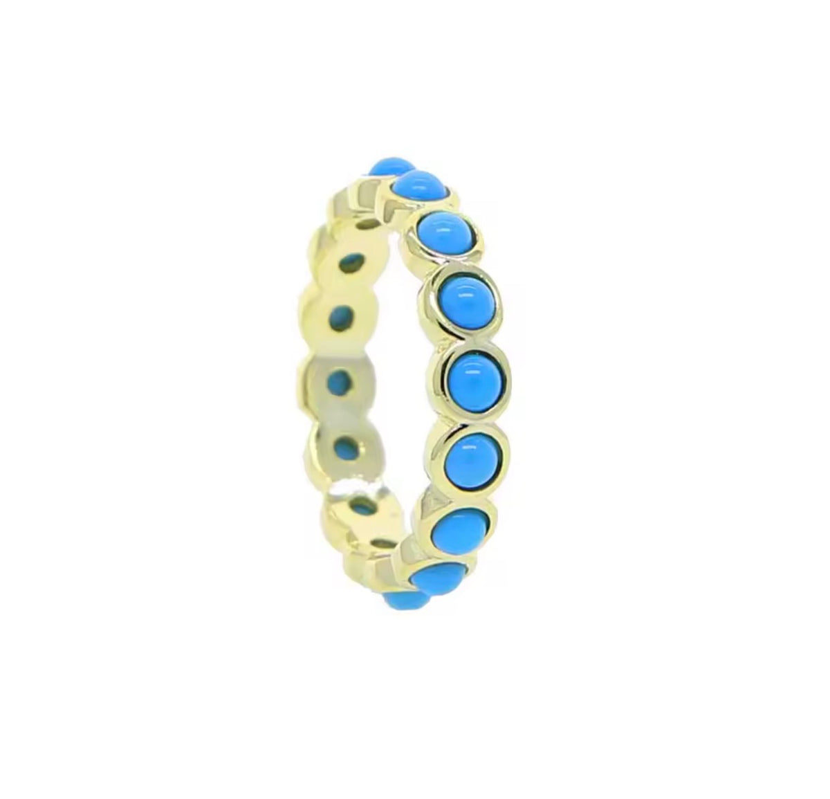 Bezel Turquoise Ring