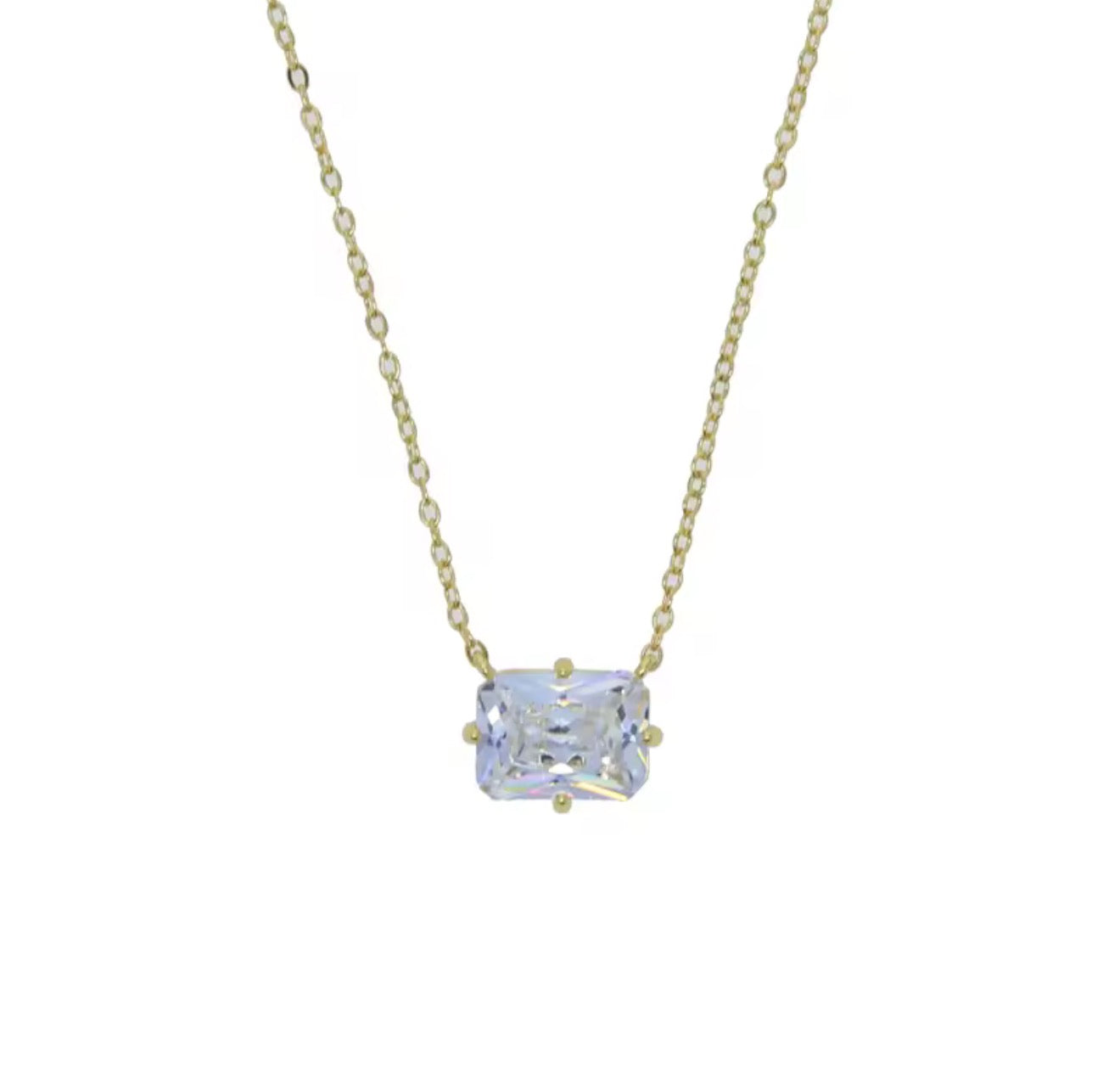 Golden Hour Cushion Necklace