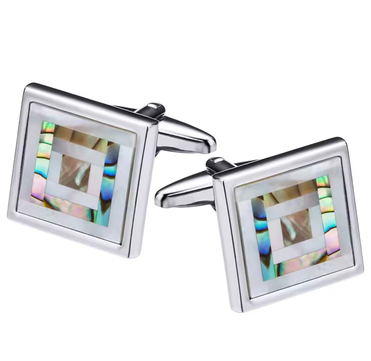Abalone X Pearl Cufflinks