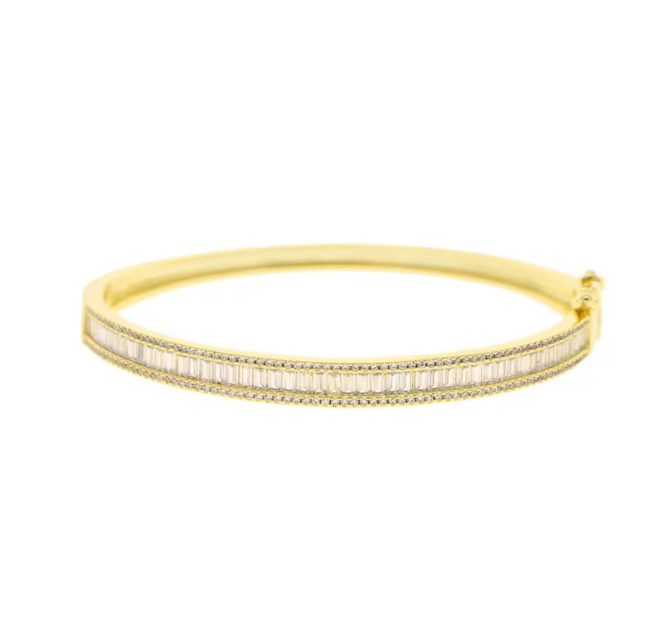 Emerald Cut Classic Bangle