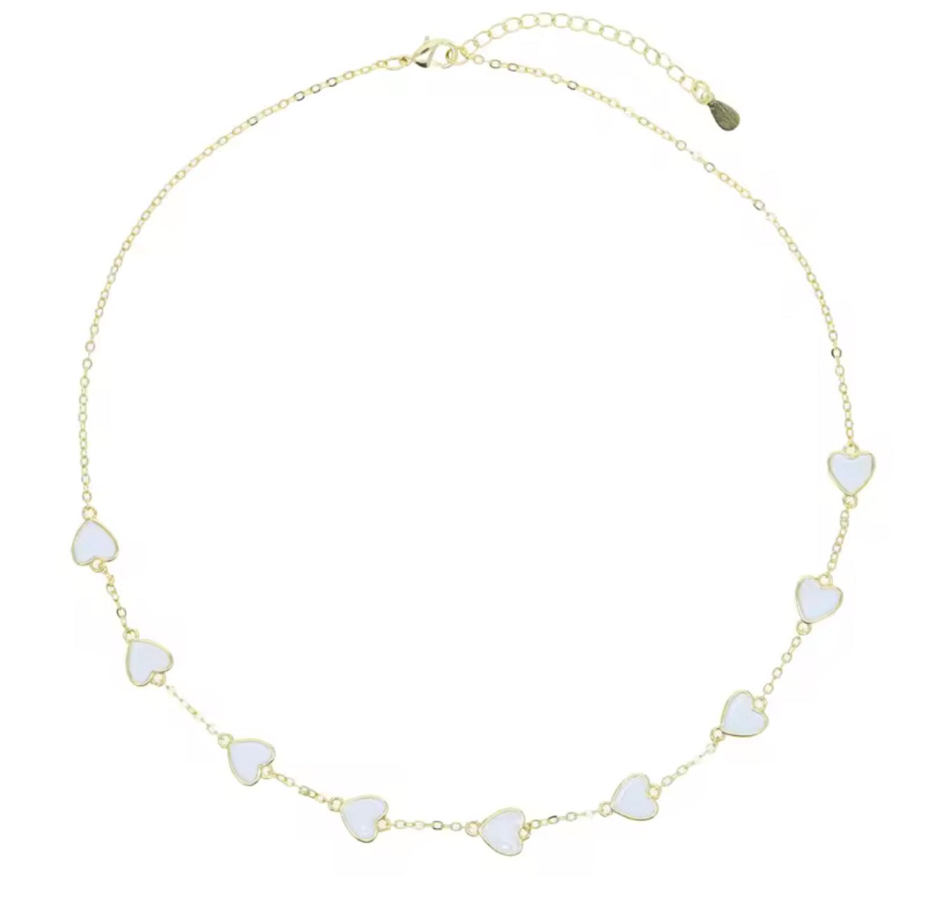 Heart Enamel Necklace