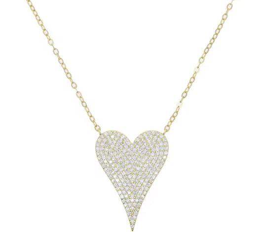 Trendy Heart Pendant (multiple colors)
