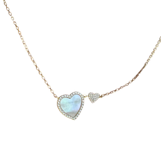 Double Heart Necklace