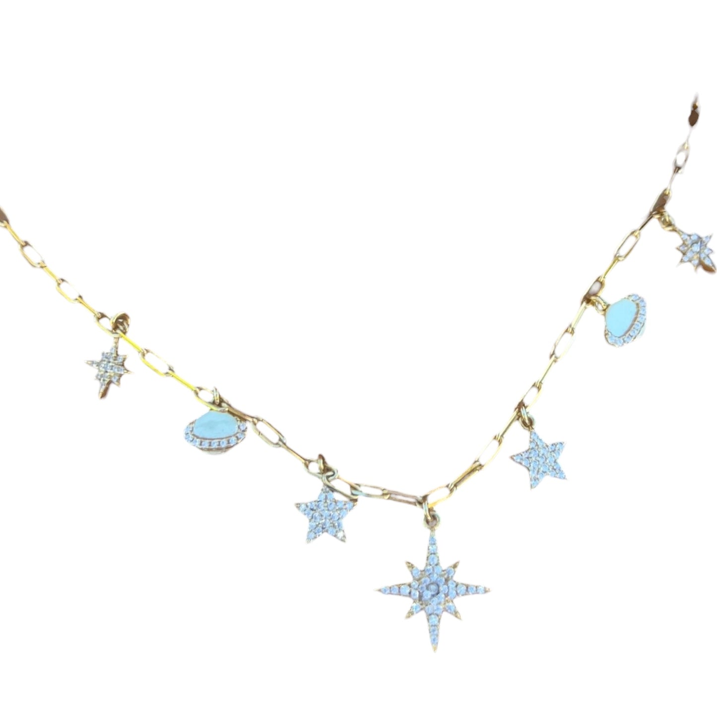 Stardust Golden Necklace