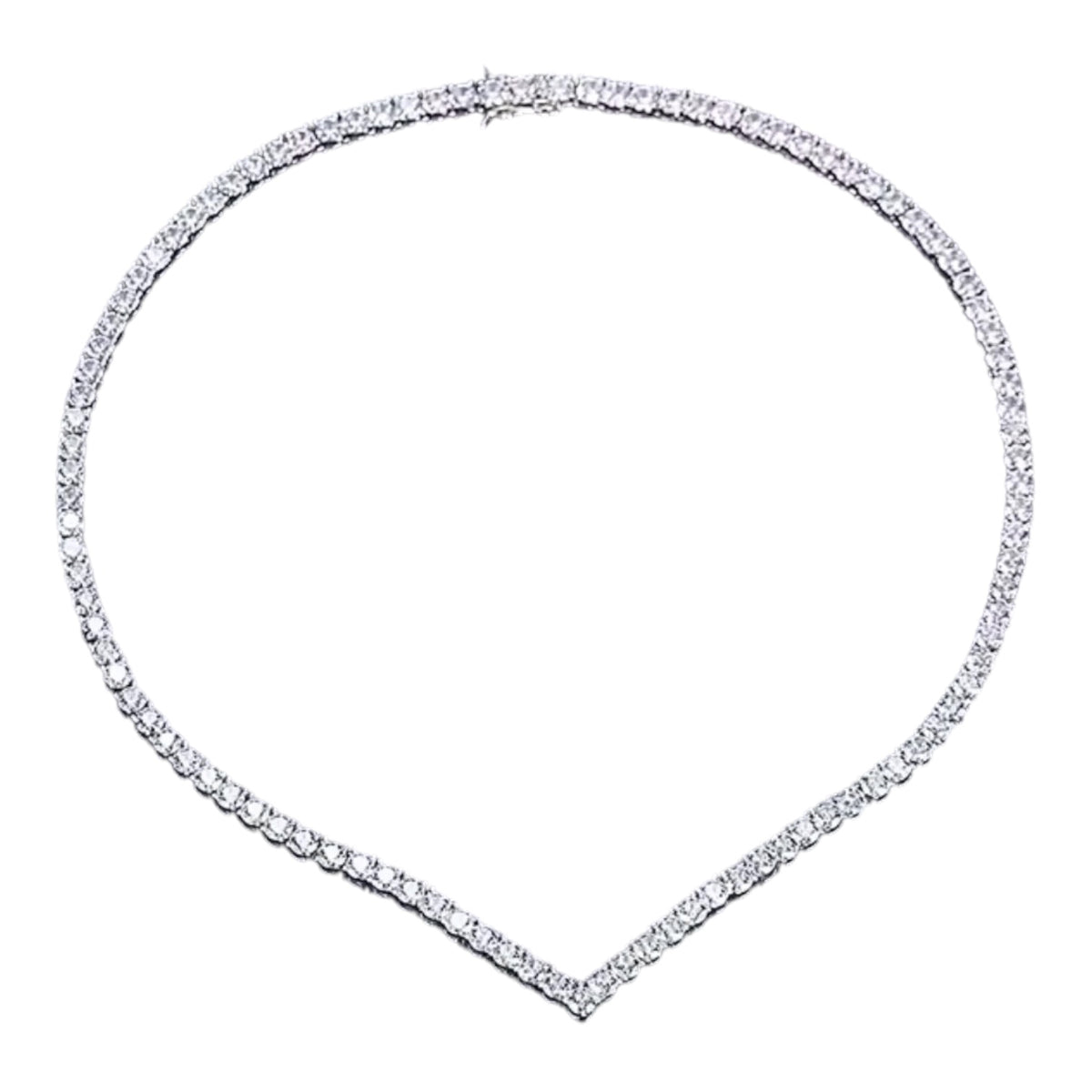 ClassicJewlz Classique Tennis Necklace