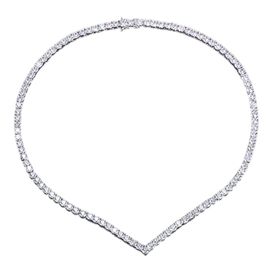 ClassicJewlz Classique Tennis Necklace