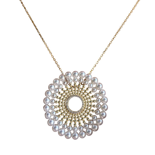 Bursted Pearl Pendant