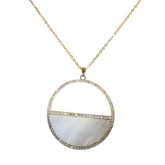 Pearl X Gold Necklace
