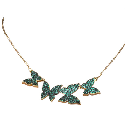 Scattered Butterflies Necklace