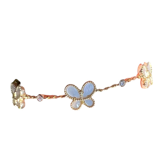 Butterfly Bezel Bracelet