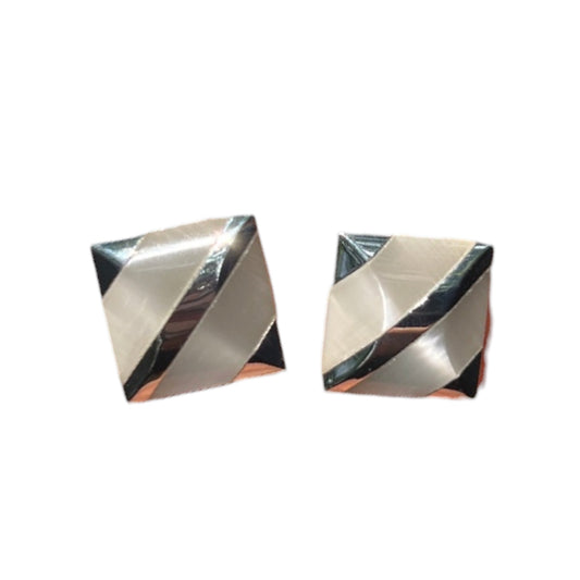 Grey Cats Eye Cufflinks