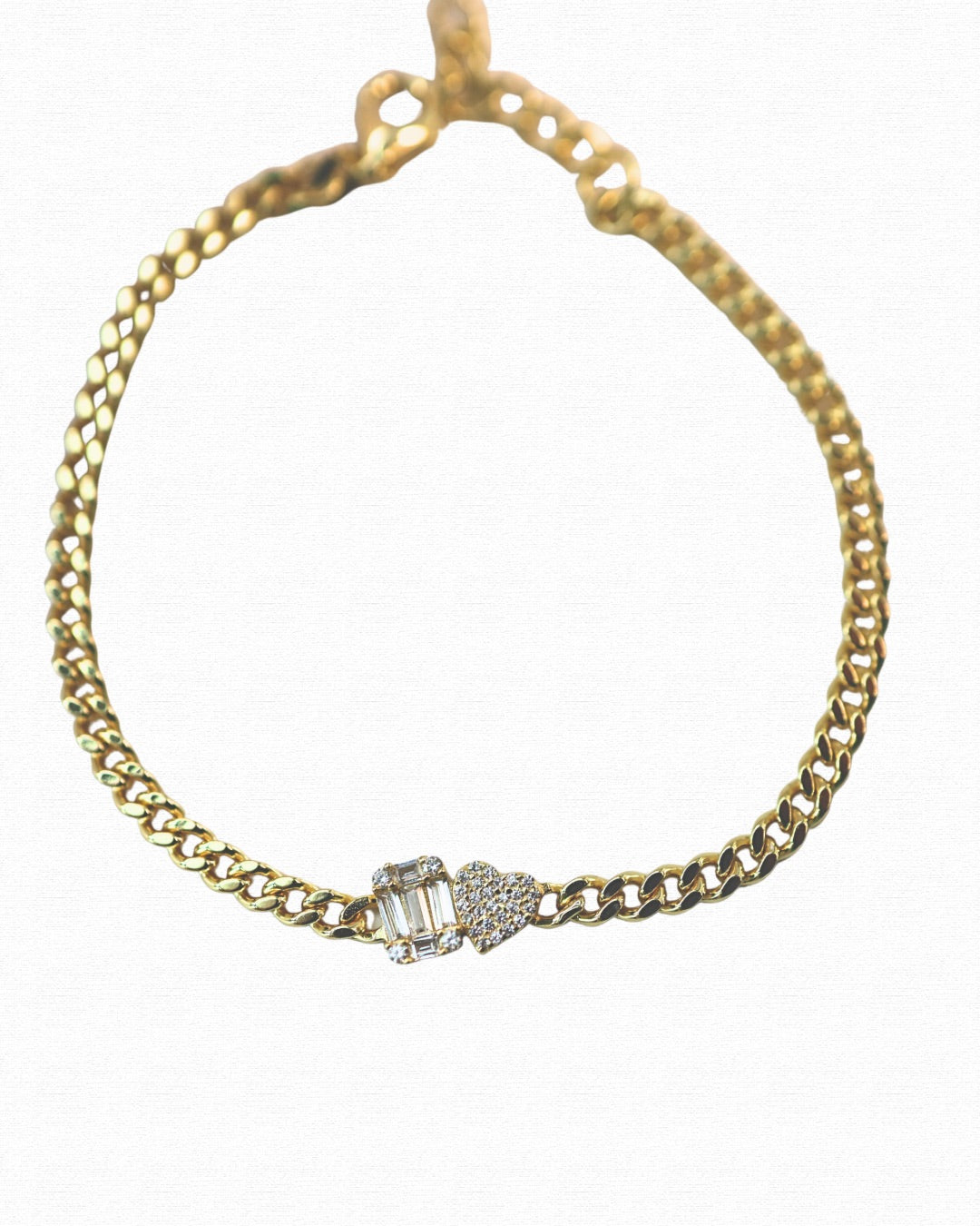 Heart Chain Bracelet