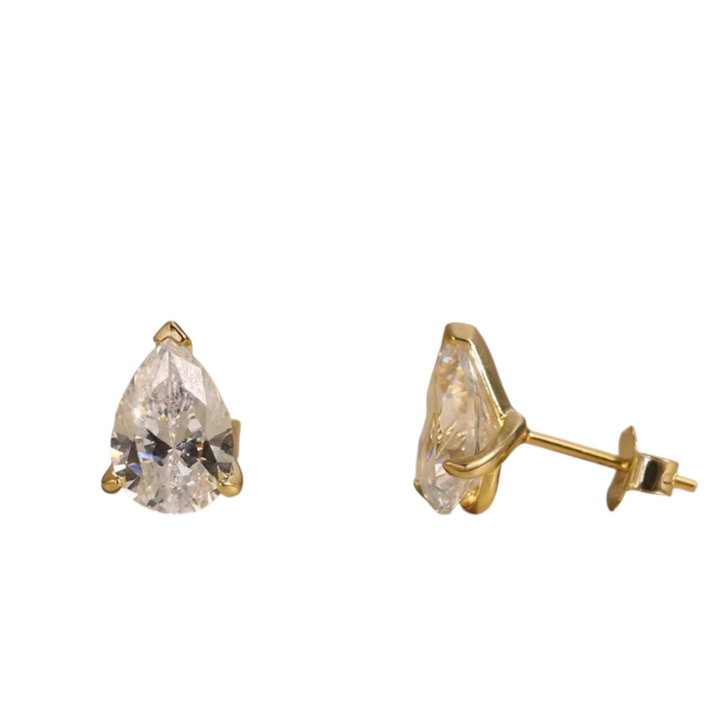 Classic Pear Stud Earrings