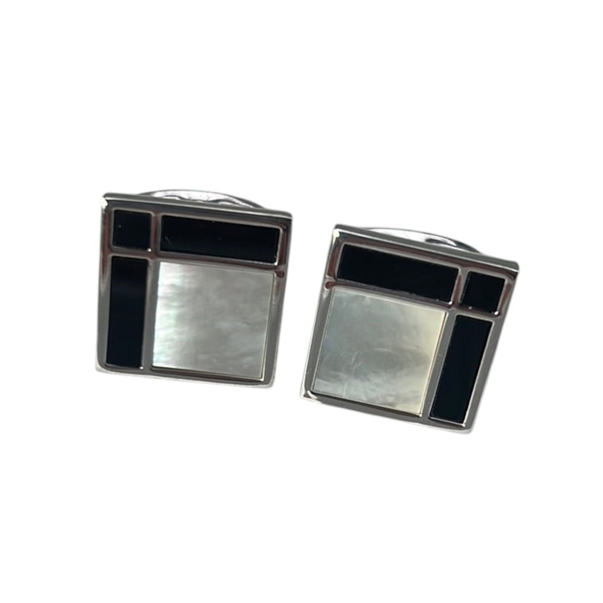 Black Onyx X mother of pearl Cufflinks