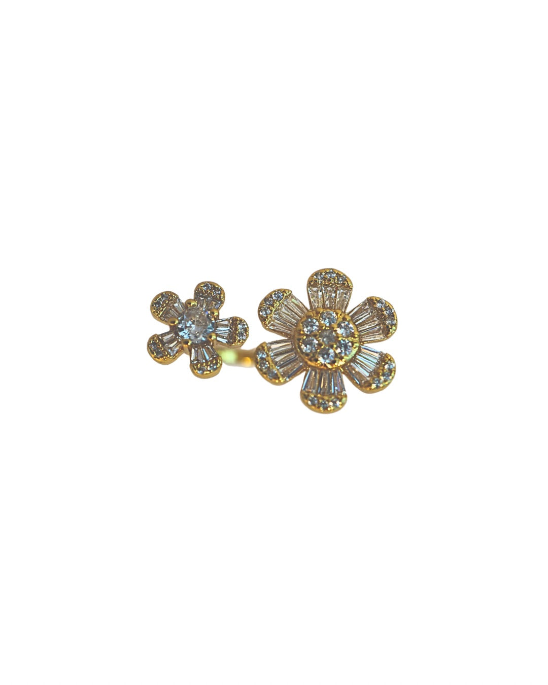 Double Treasury Floral Ring
