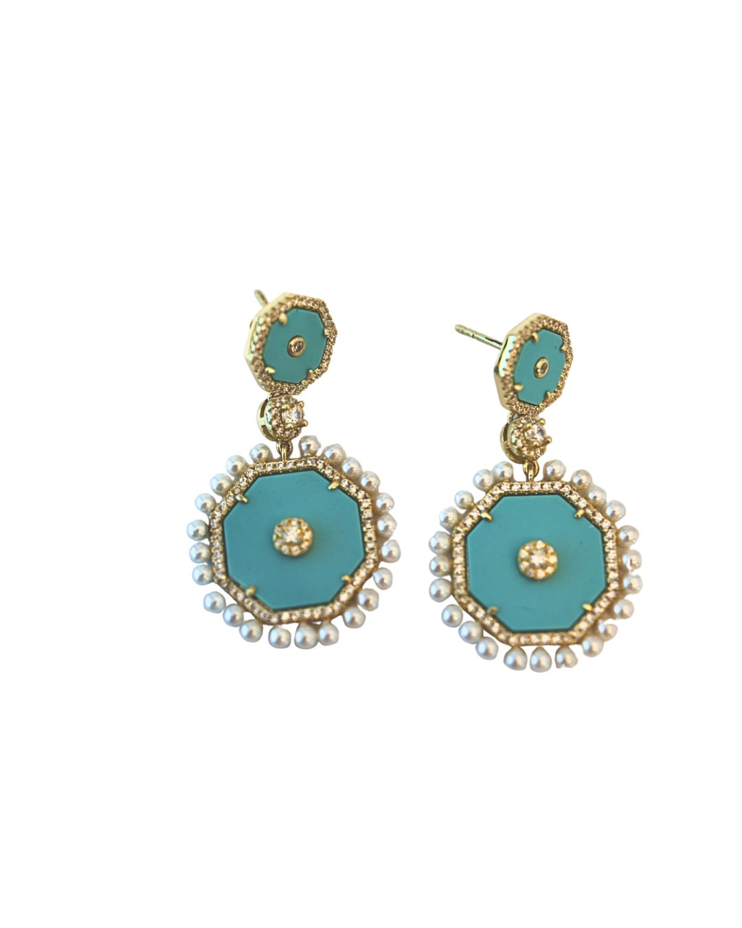 Pearli Golden Earrings