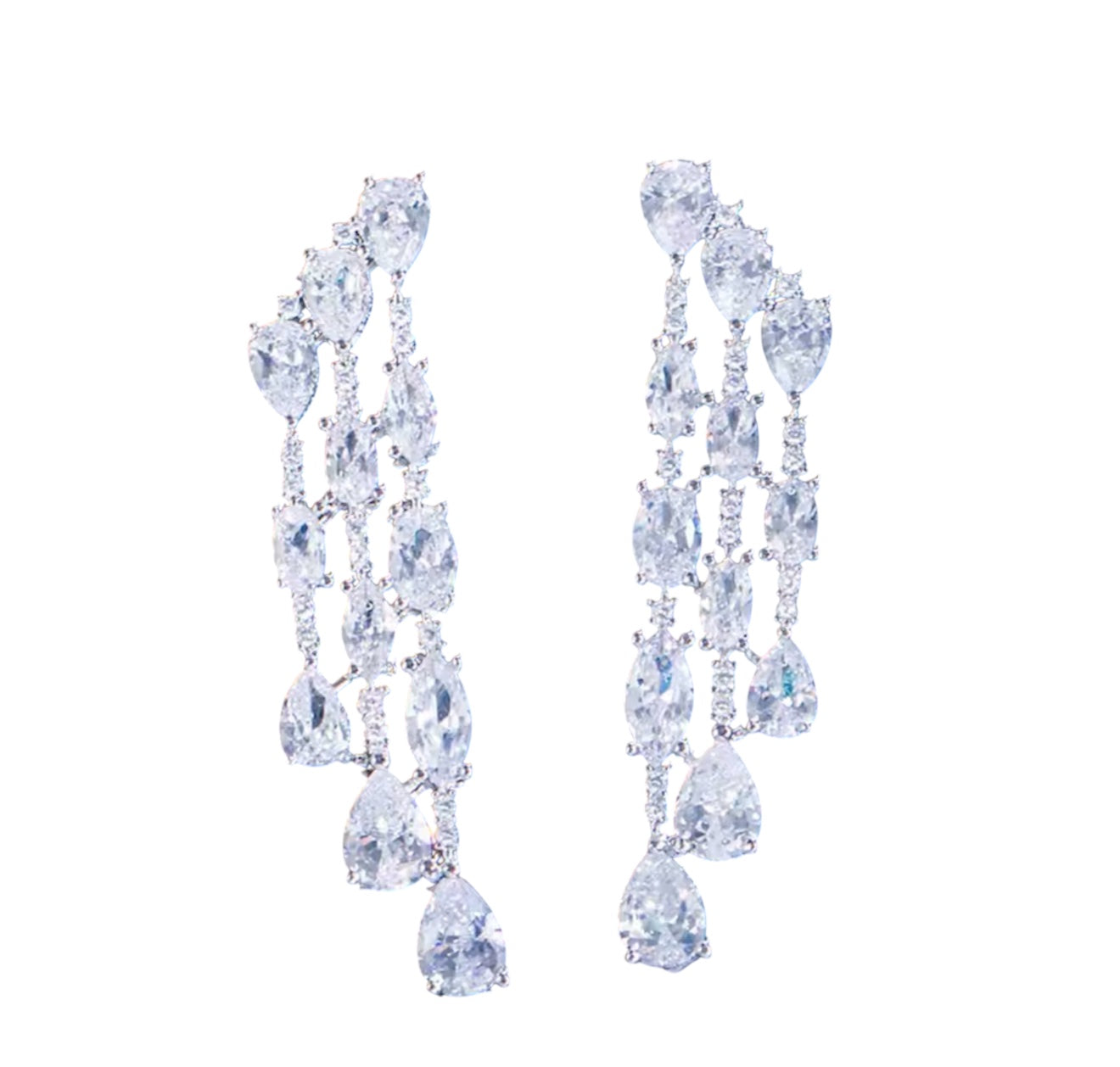 Willow Silver Drop Earrings