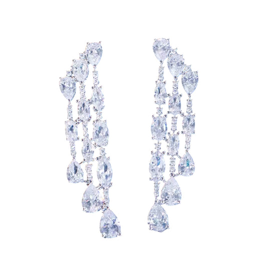 Willow Silver Drop Earrings