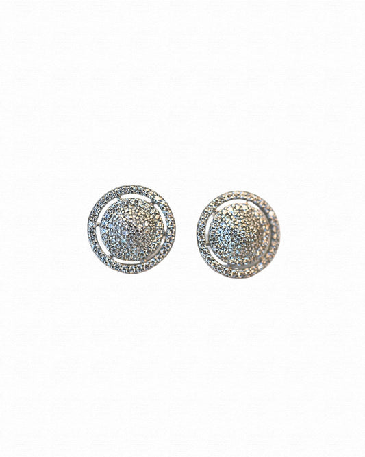 Rounded Boarded CZ Stud