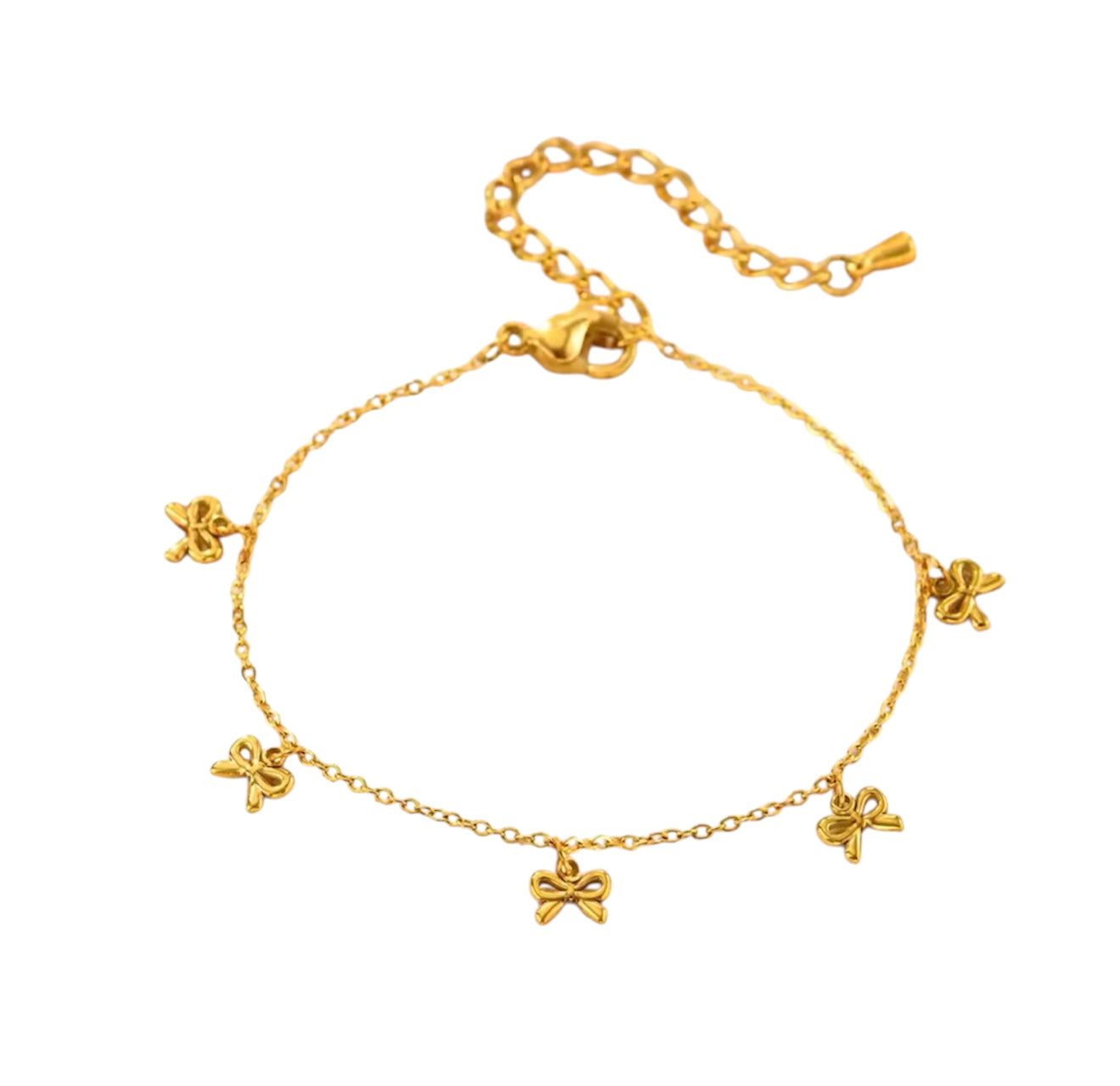 Gold Bow Bracelet